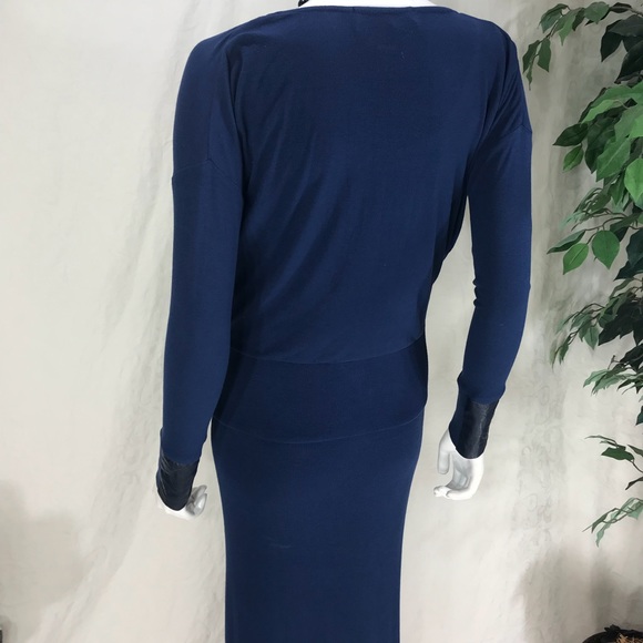 Long Blue Colleen Lopez Dress - Picture 4 of 6